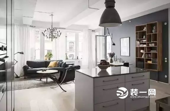 83平米简欧风格装修实景欣赏 黑白灰三色打造高颜值