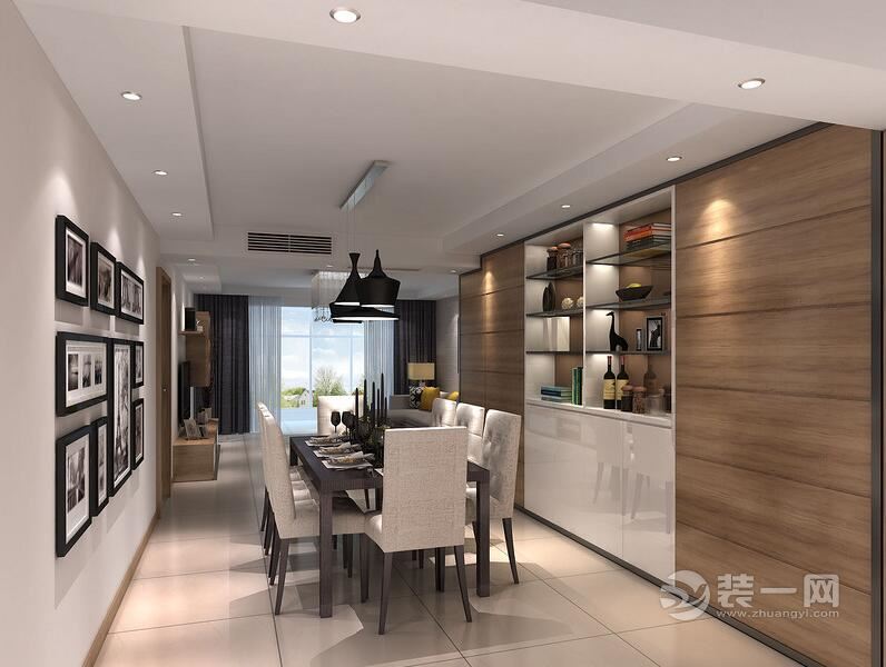 现代简约风格餐厅装修设计效果图