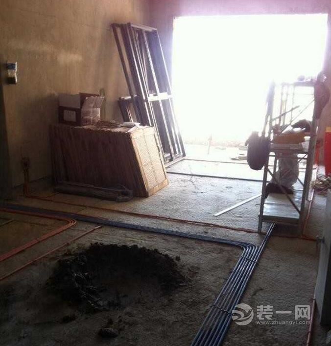 后现代混搭风三居装修施工