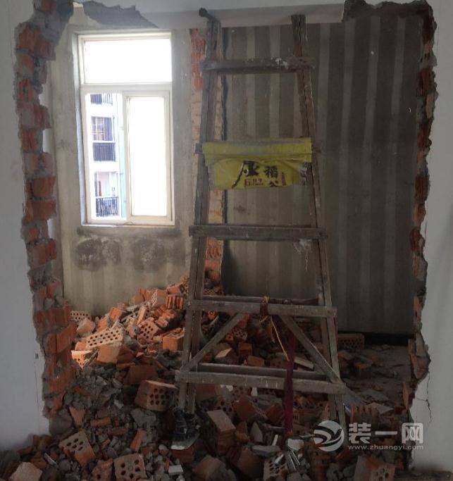156平米装修砸墙实景图